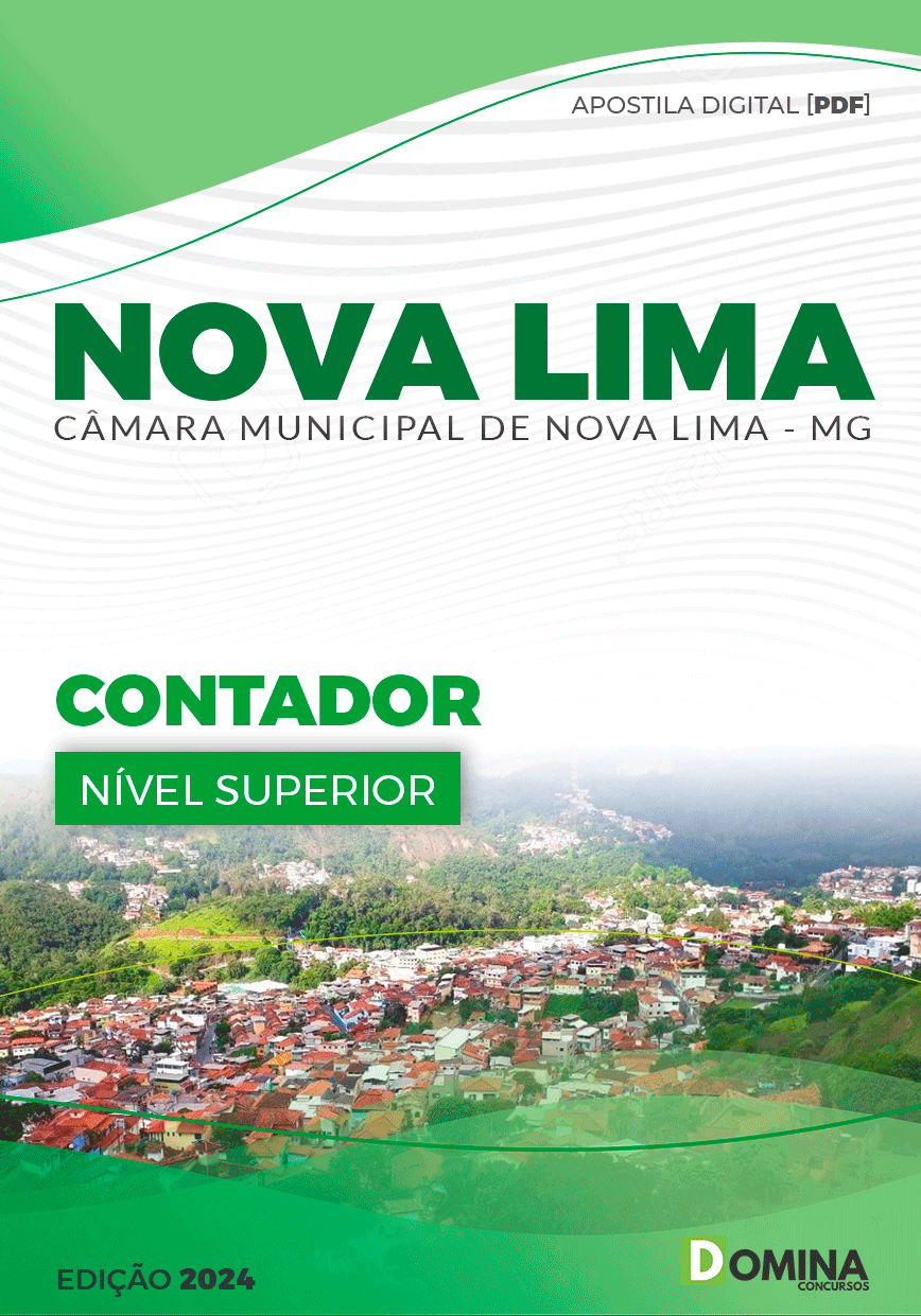 Apostila Contador Câmara Nova Lima MG 2024