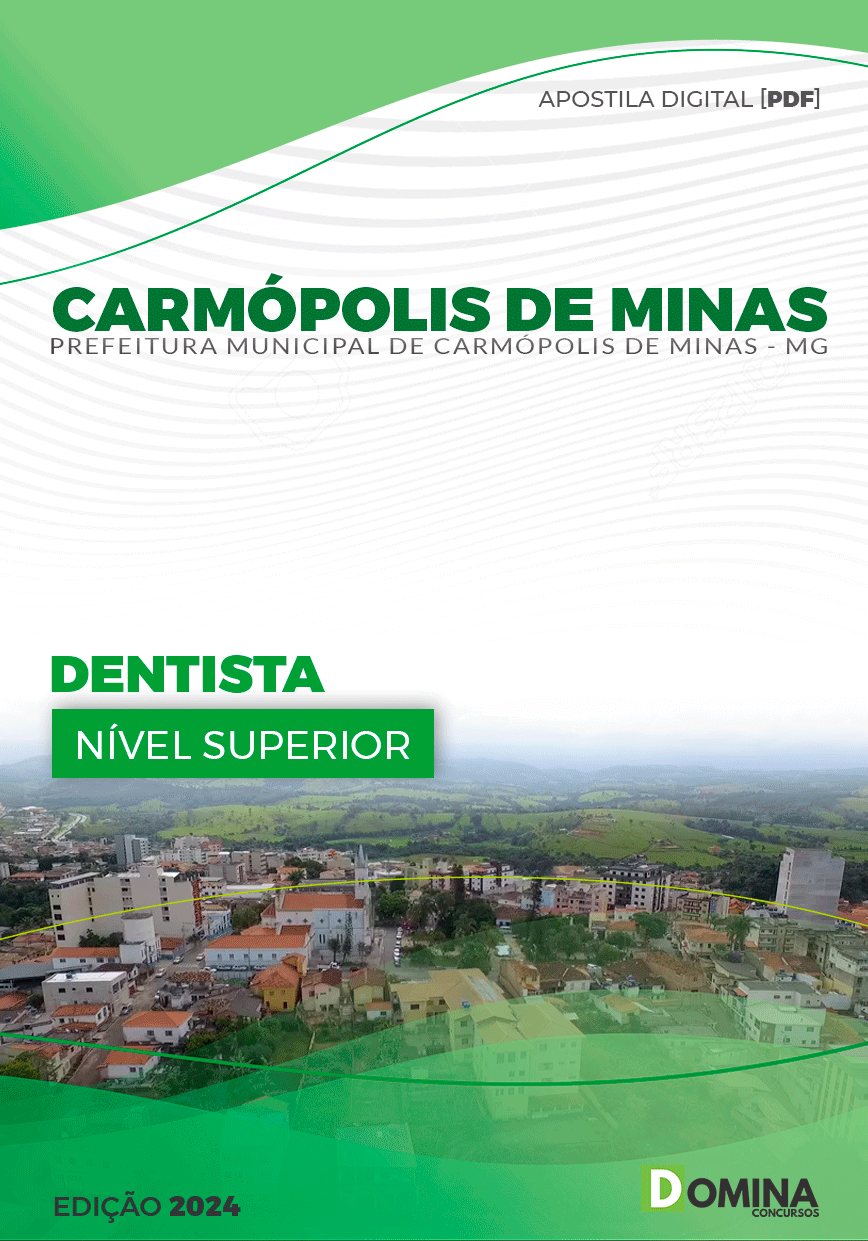 Apostila Dentista Carmópolis de Minas MG 2024