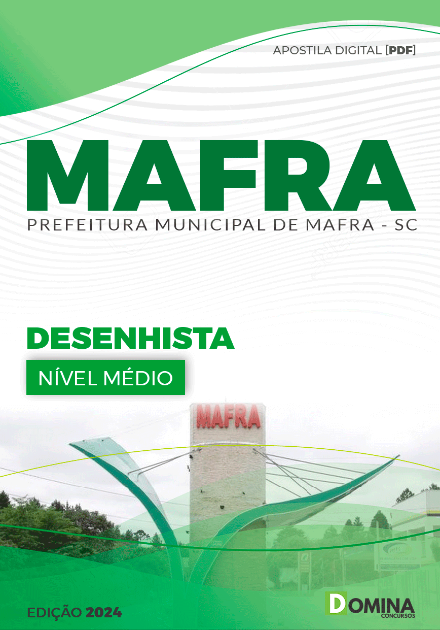 Apostila Desenhista Mafra SC 2024