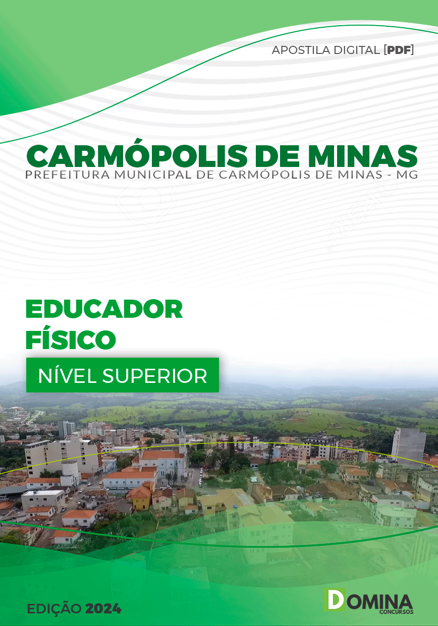 Apostila Educador Físico Carmópolis de Minas MG 2024