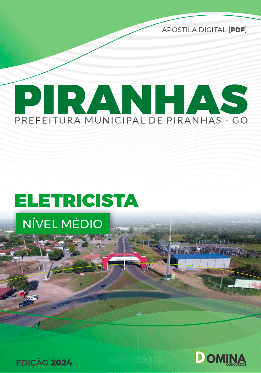 Apostila Eletricista Piranhas GO 2024