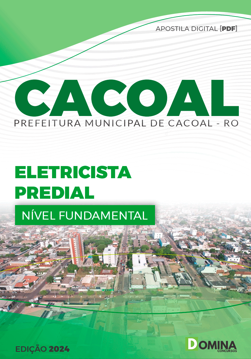 Apostila Eletricista Predial Cacoal RO 2024