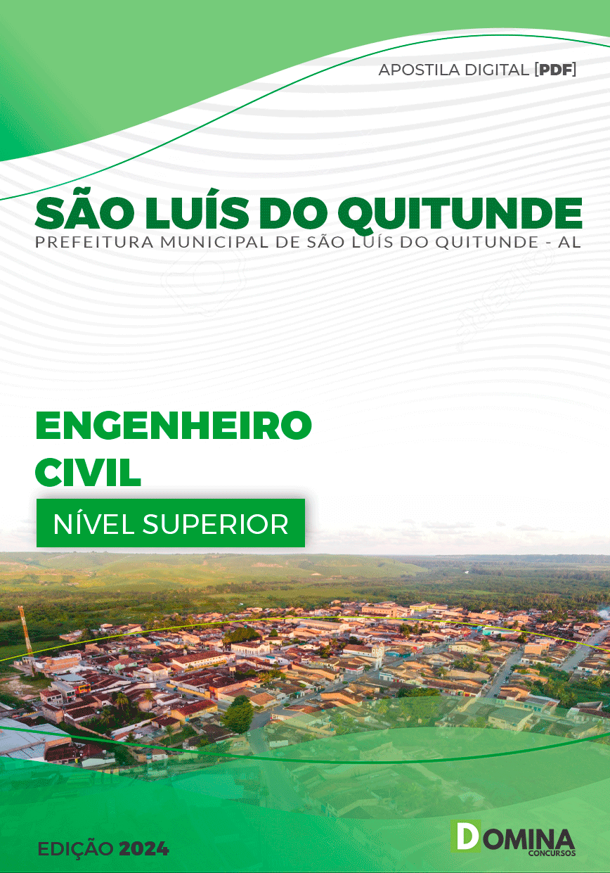 Apostila Engenheiro Civil São Luís Quitunde AL 2024