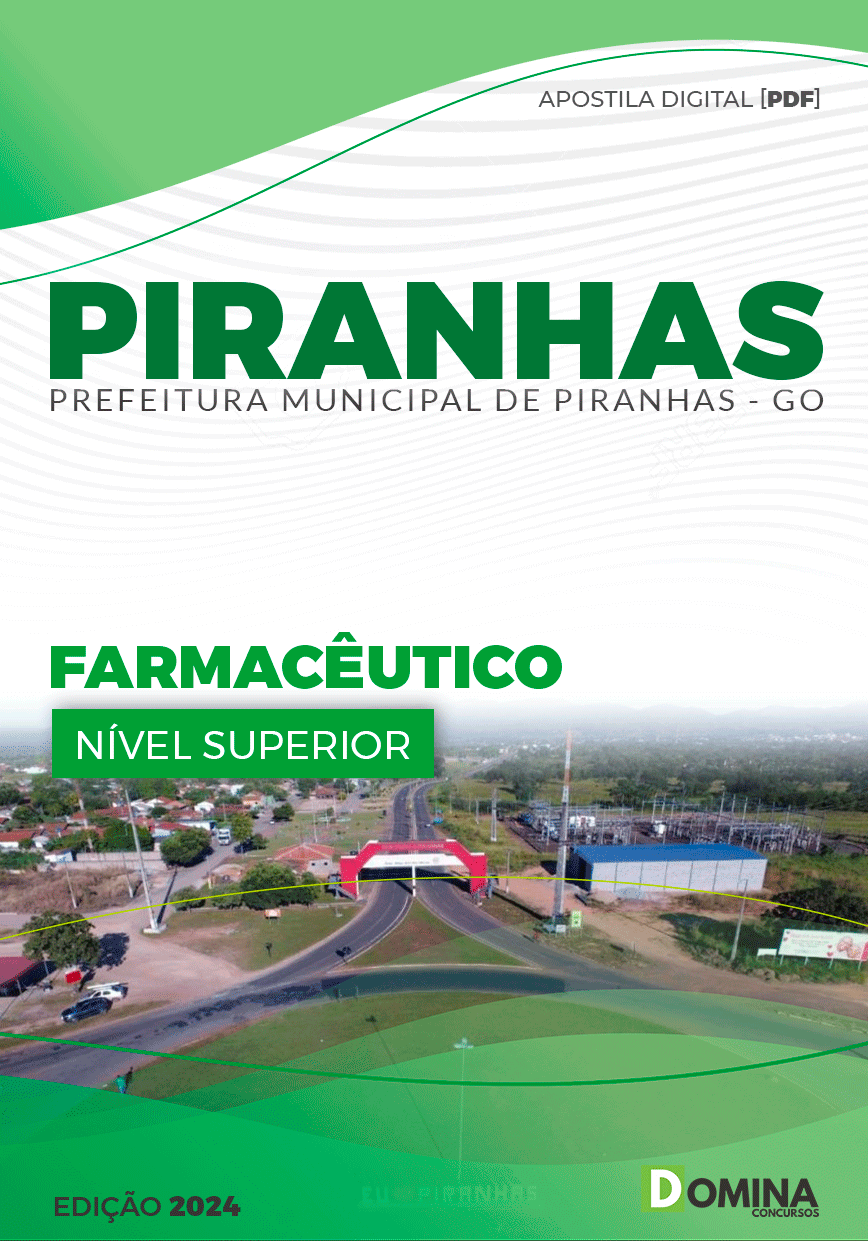 Apostila Farmacêutico Piranhas GO 2024