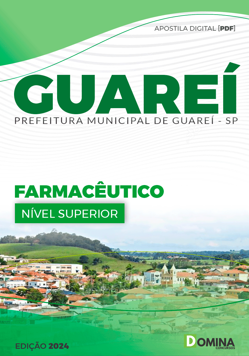 Apostila Farmacêutico Guareí SP 2024