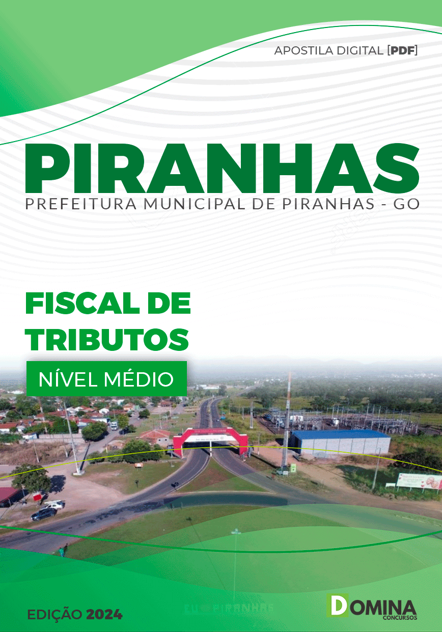 Apostila Fiscal de Tributos Piranhas GO 2024