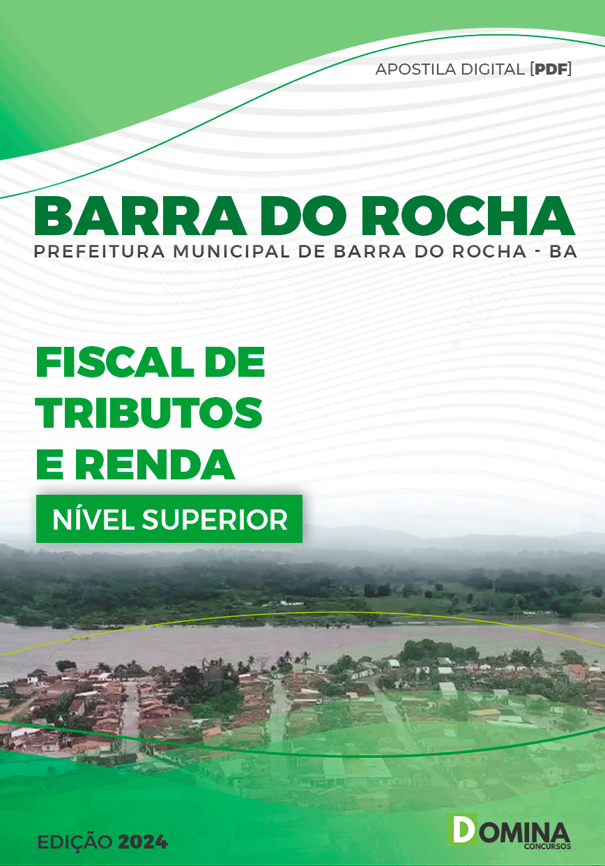 Apostila Fiscal de Tributos e Renda Barra do Rocha BA 2024