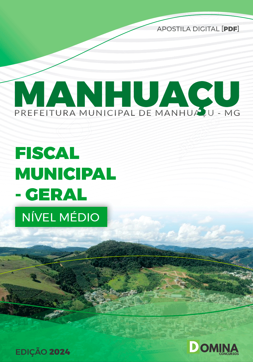 Apostila Fiscal Municipal Manhuaçu MG 2024