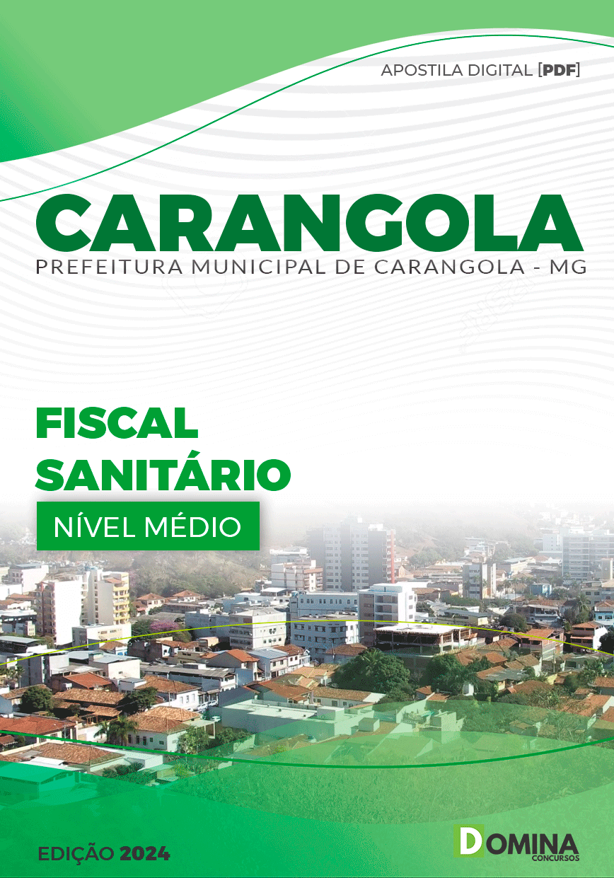 Apostila Fiscal Sanitário Carangola MG 2024