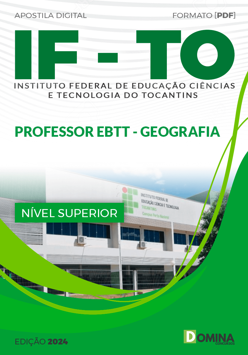 Apostila Professor de Geografia IFTO 2024