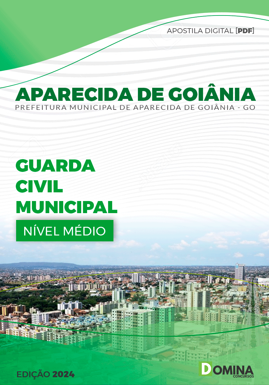 Apostila Guarda Civil Municipal Aparecida Goiânia GO 2024