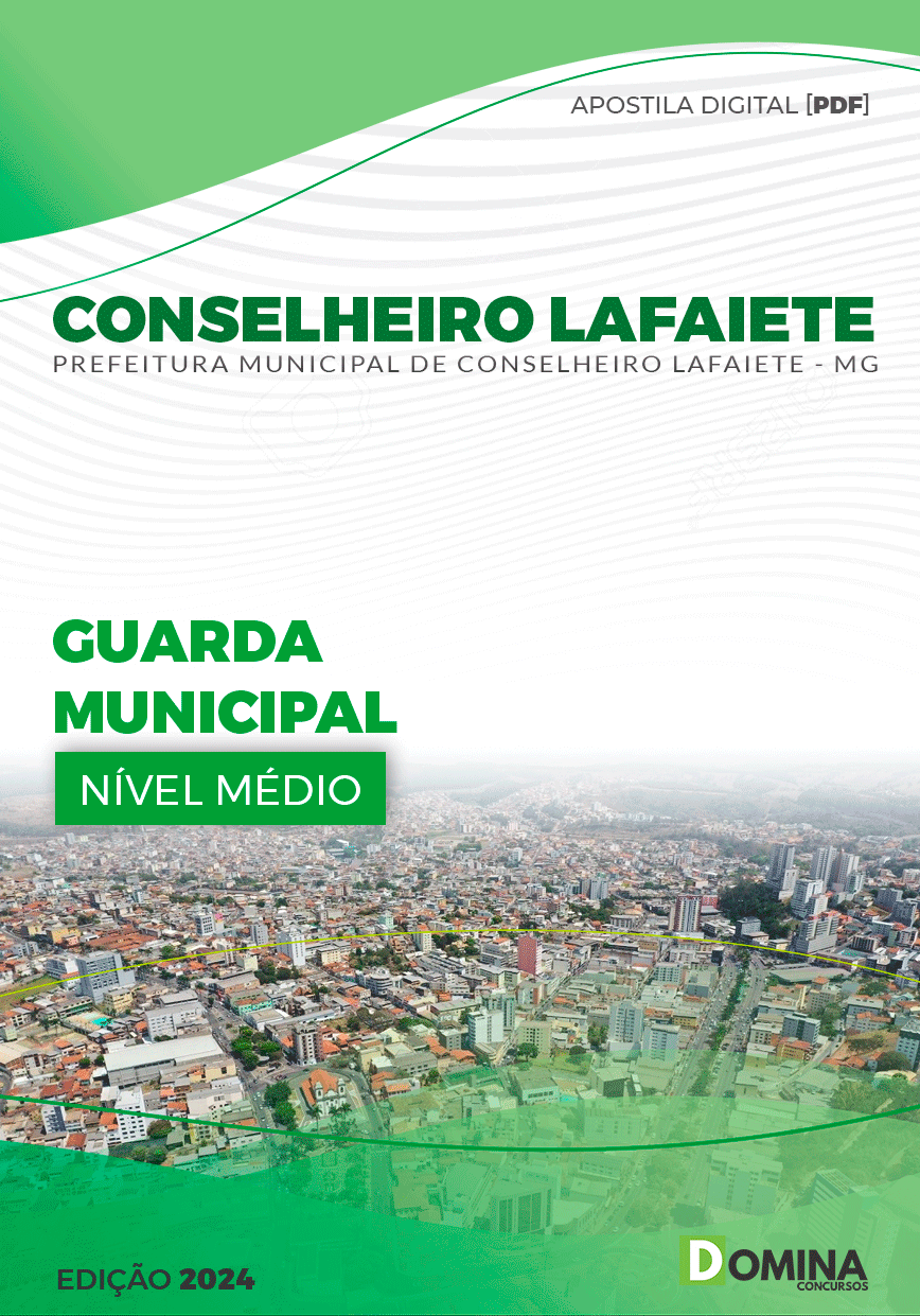 Apostila Guarda Municipal Conselheiro Lafaiete MG 2024