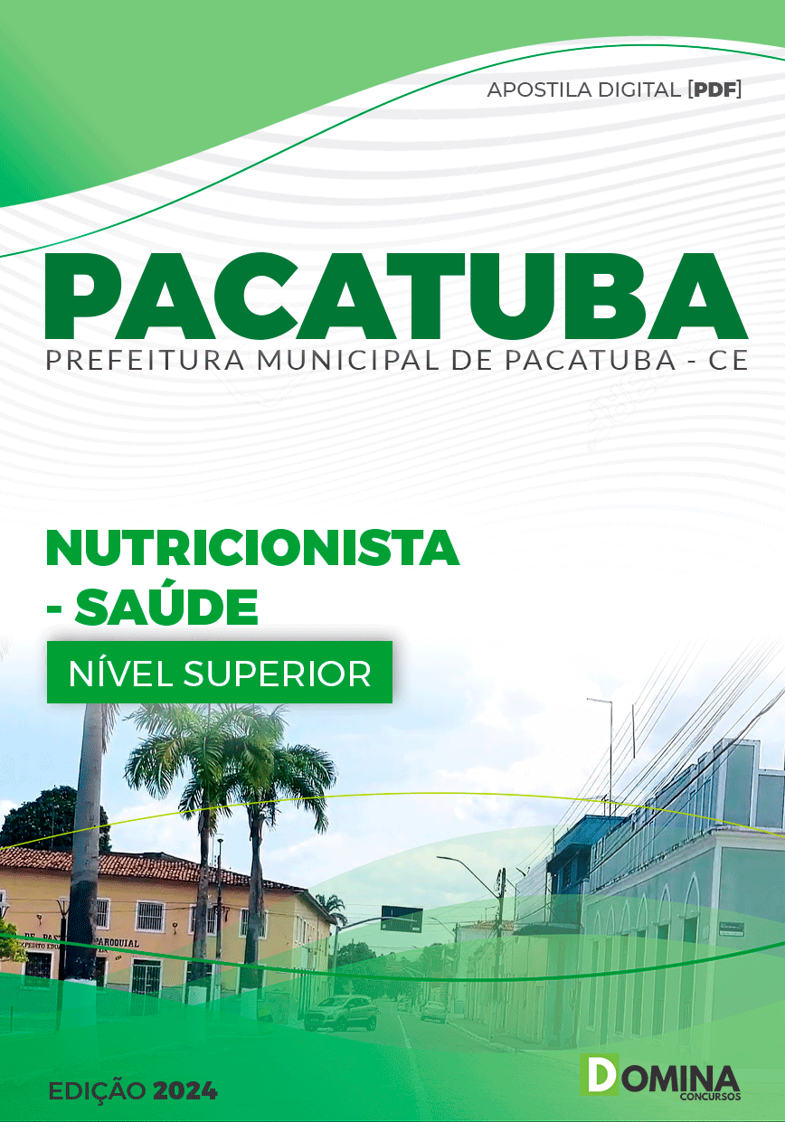 Apostila Nutricionista Saúde Pacatuba CE 2024