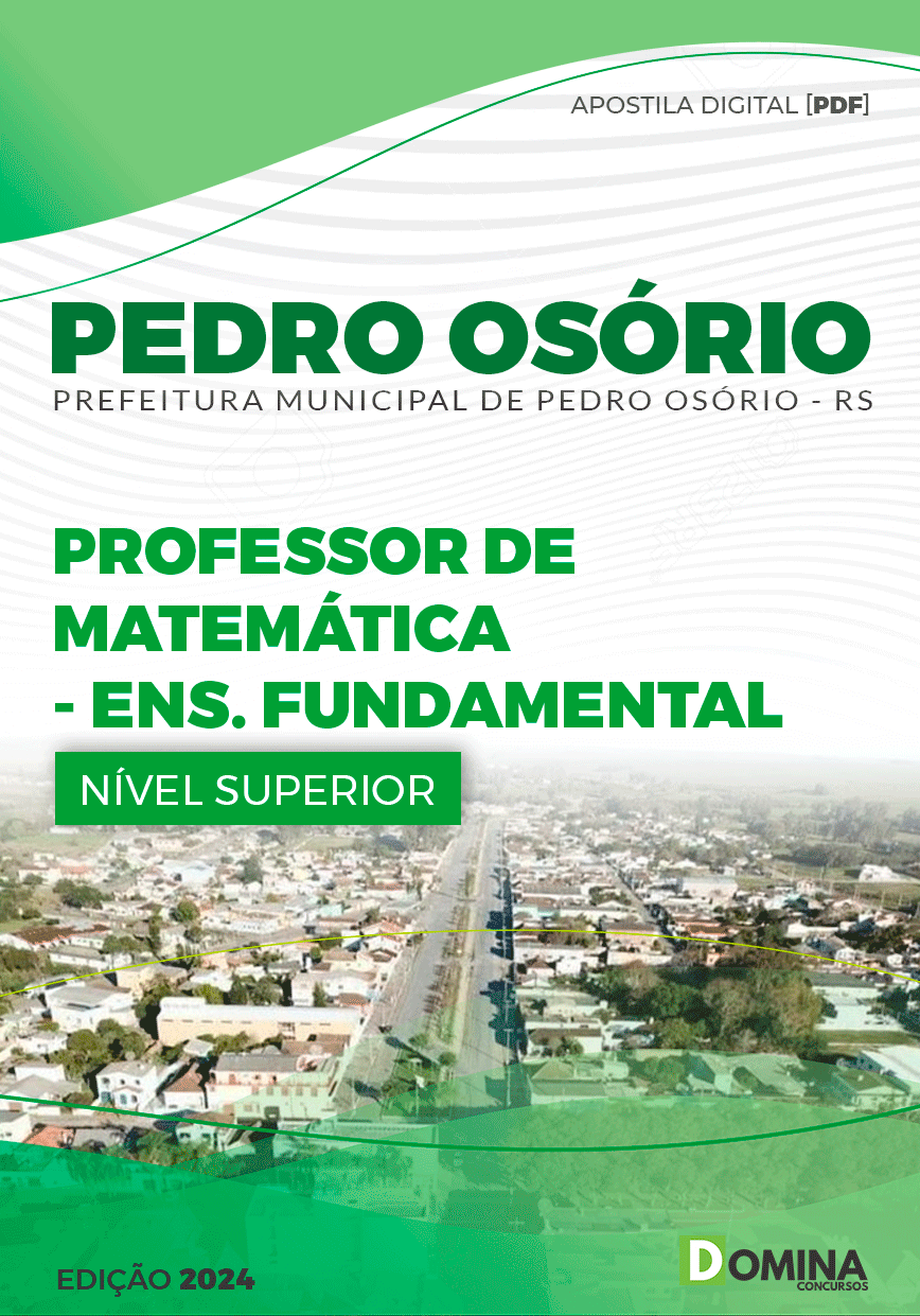 Apostila Professor de Matemática Pedro Osório RS 2024