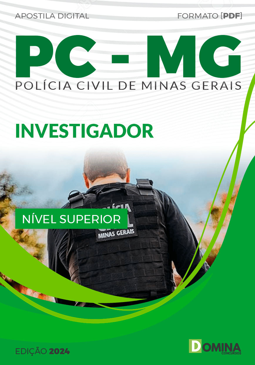 Apostila PC MG 2024 Investigador Polícia I