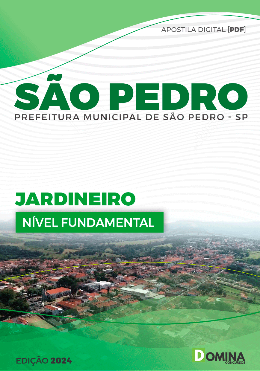 Apostila Jardineiro São Pedro SP 2024