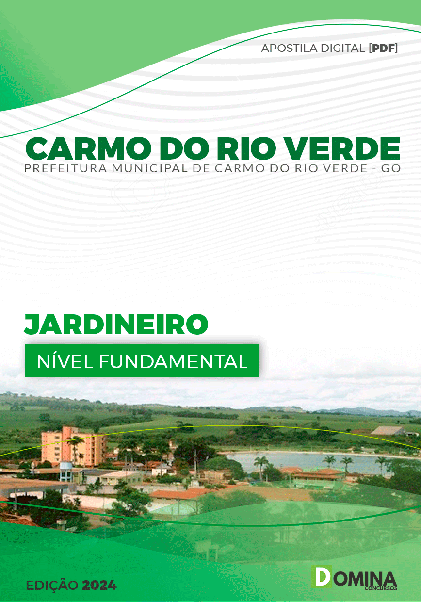 Apostila Jardineiro Carmo do Rio Verde GO 2024