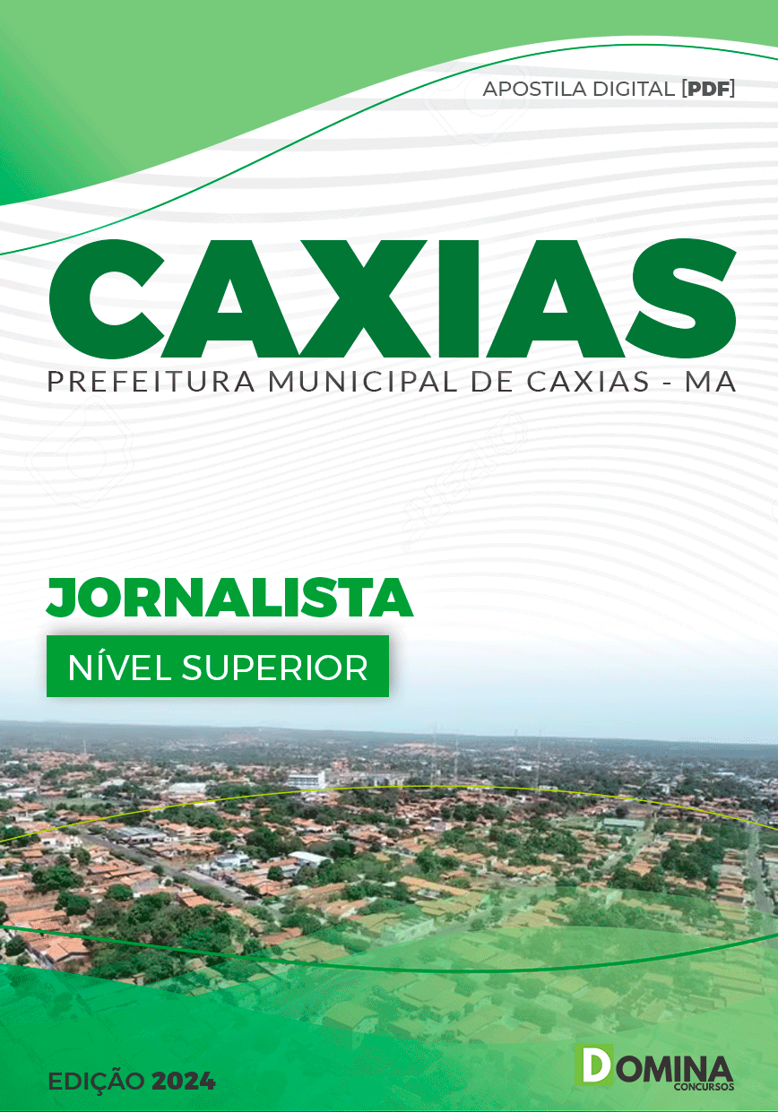 Apostila Jornalista Caxias MA 2024