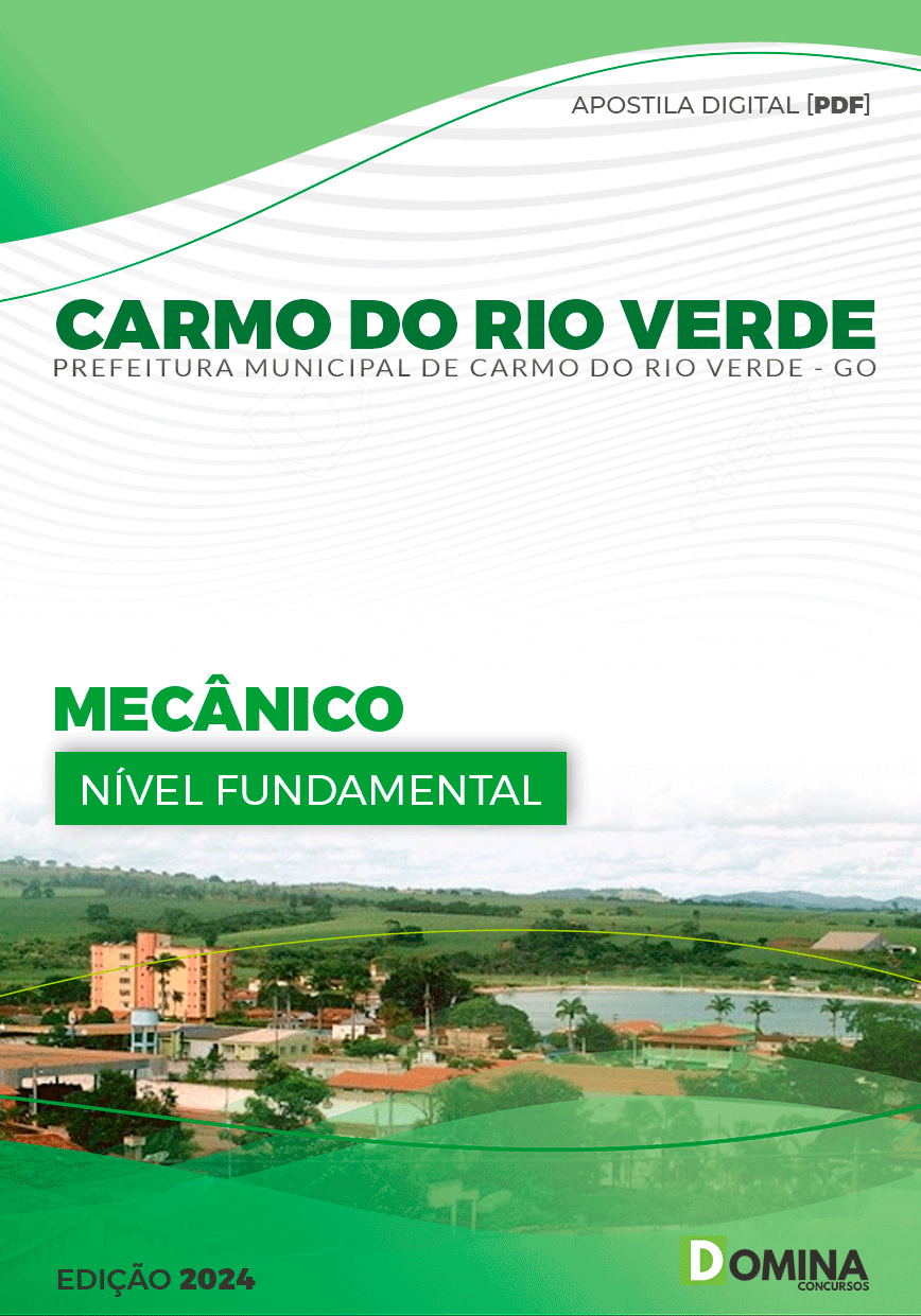 Apostila Mecânico Carmo do Rio Verde GO 2024