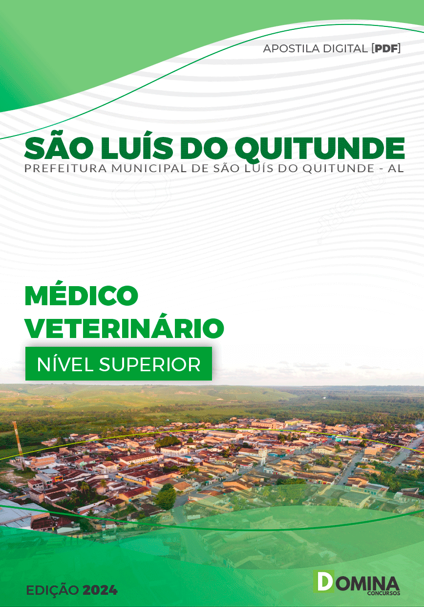 Apostila Médico Veterinário São Luís Quitunde AL 2024