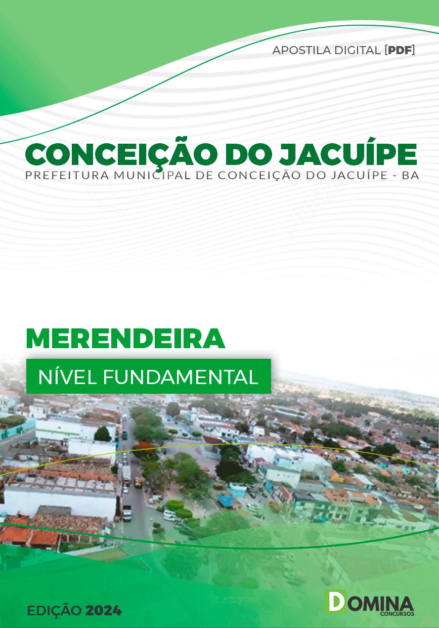 Apostila Merendeira Conceição do Jacuípe BA 2024