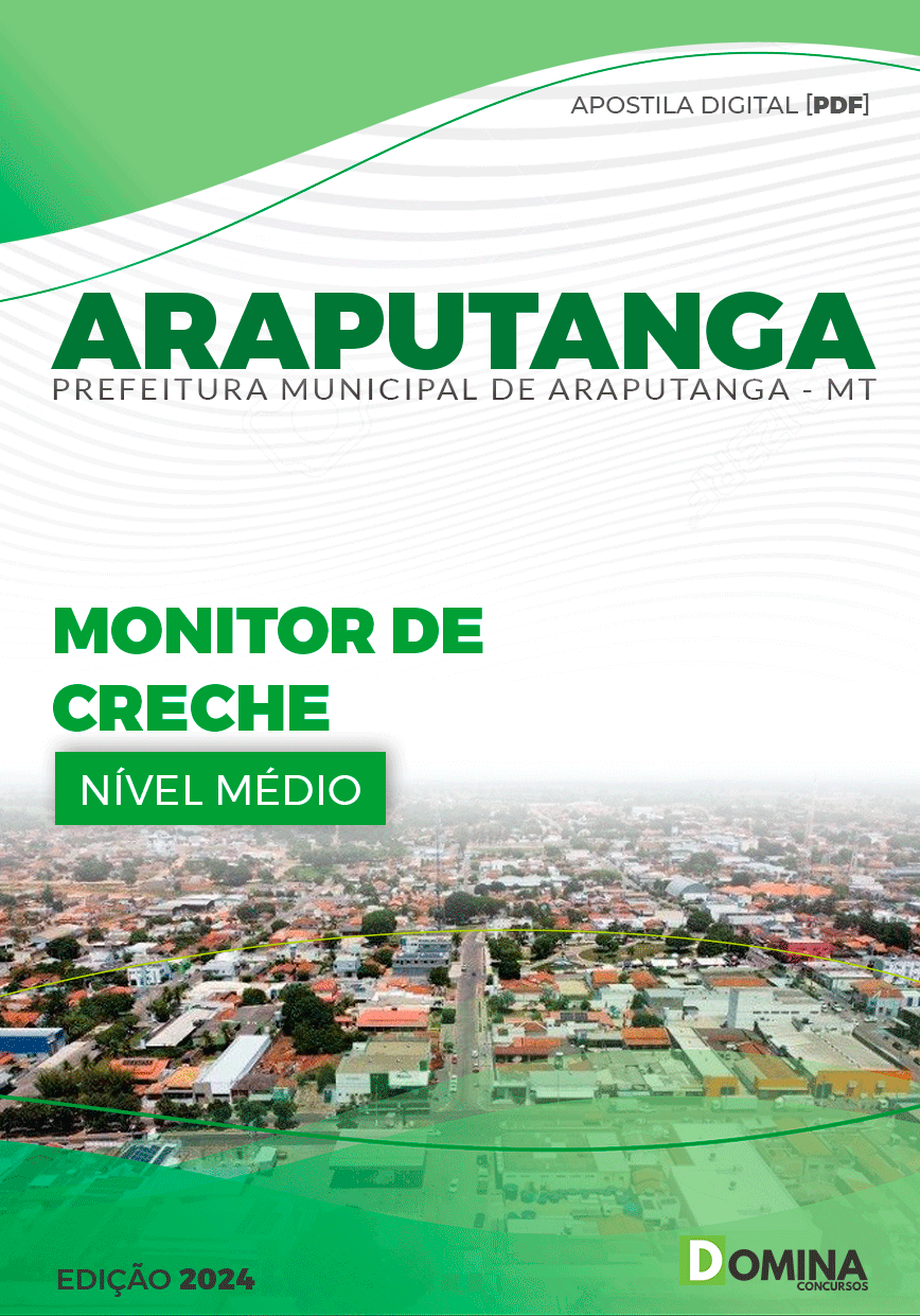 Apostila Monitor de Creche Araputanga MT 2024