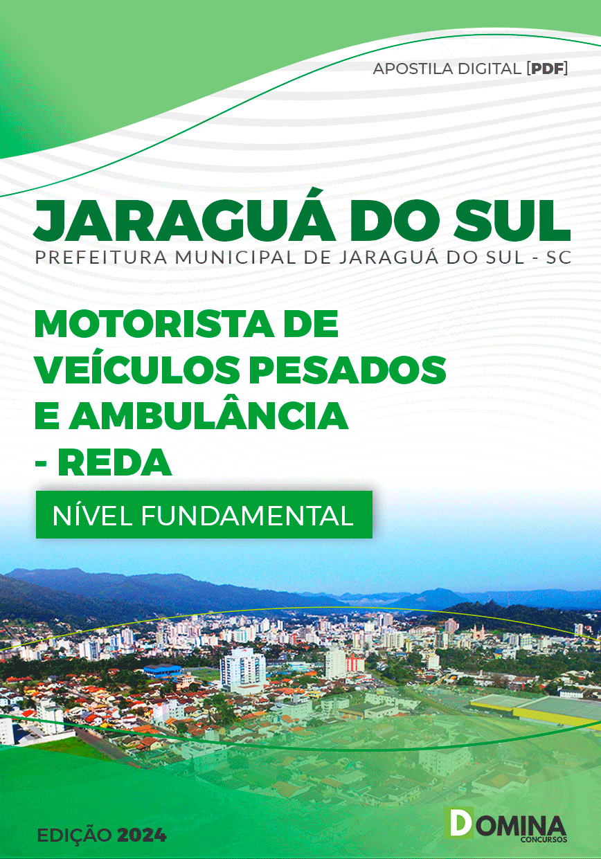 Apostila Motorista Jaraguá do Sul SC 2024