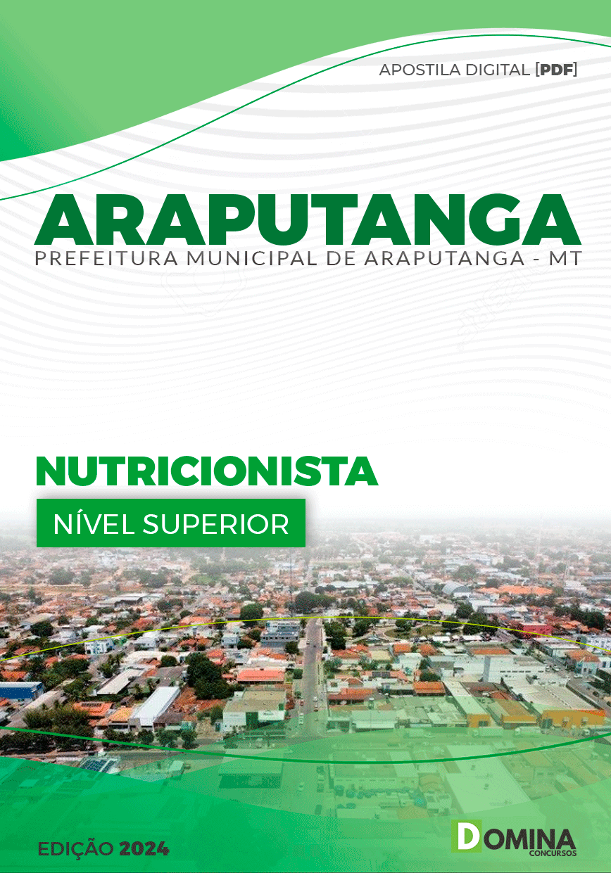 Apostila Nutricionista Araputanga MT 2024