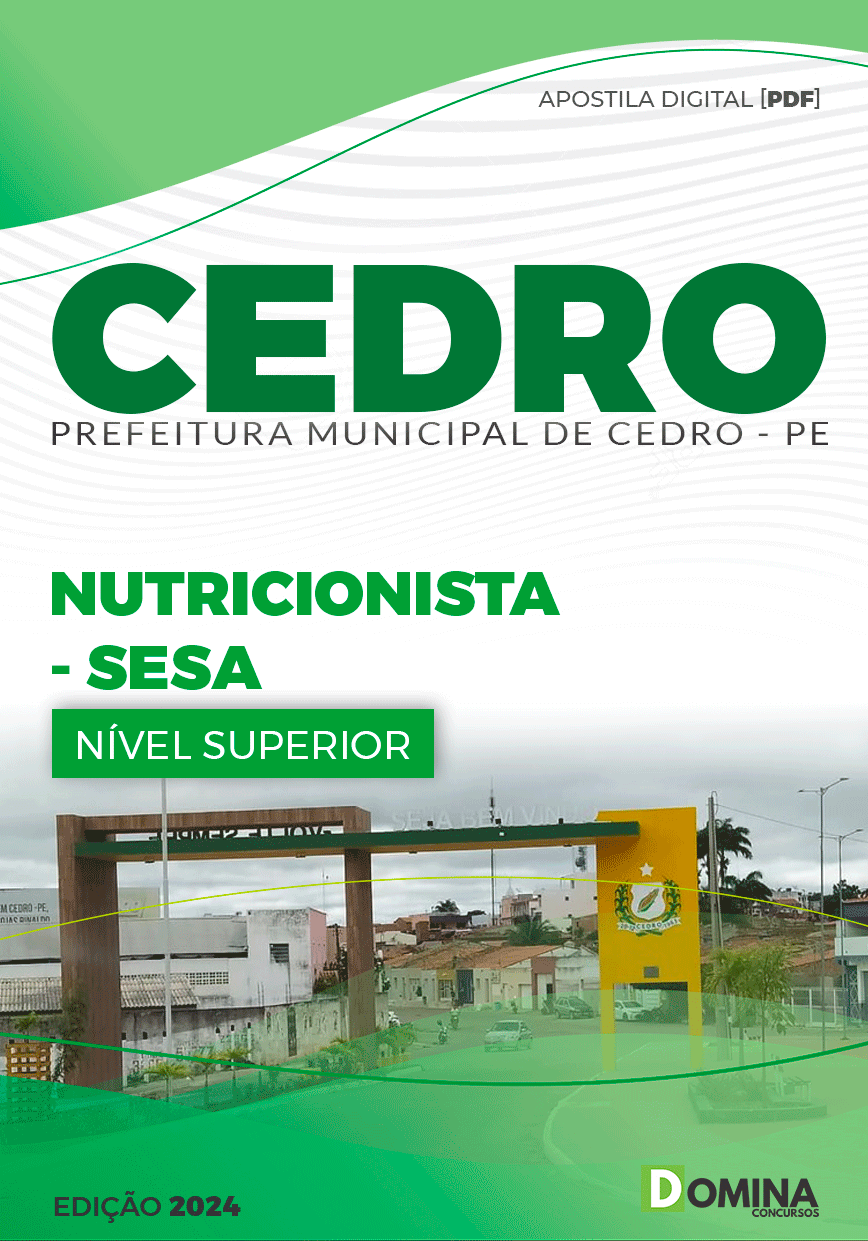 Apostila Nutricionista SESA Cedro PE 2024