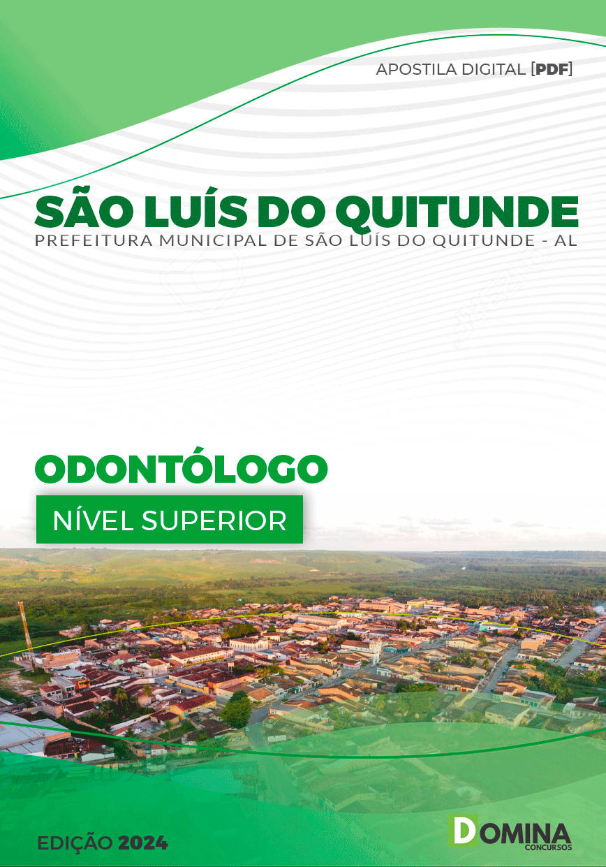 Apostila Odontólogo São Luís Quitunde AL 2024