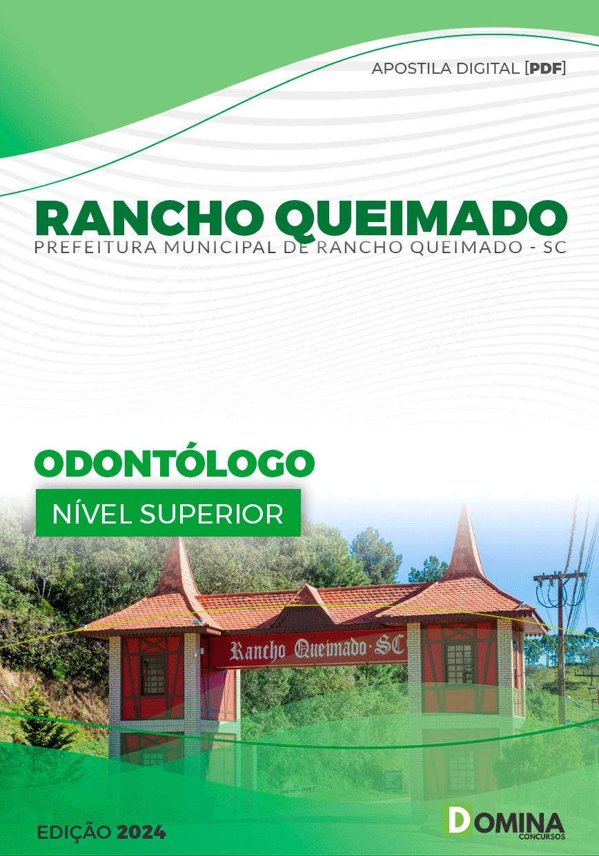 Apostila Odontólogo Rancho Queimado SC 2024