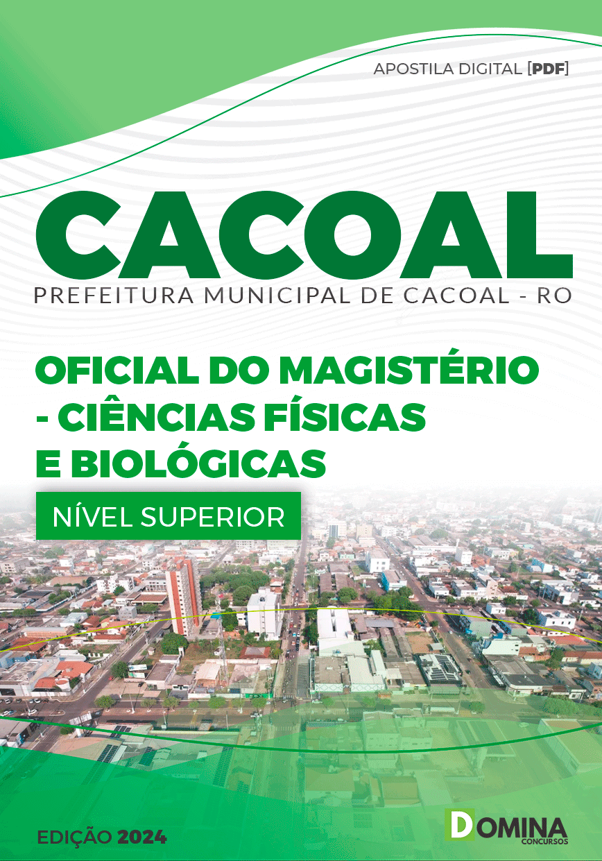 Apostila Professor de Ciências Cacoal RO 2024