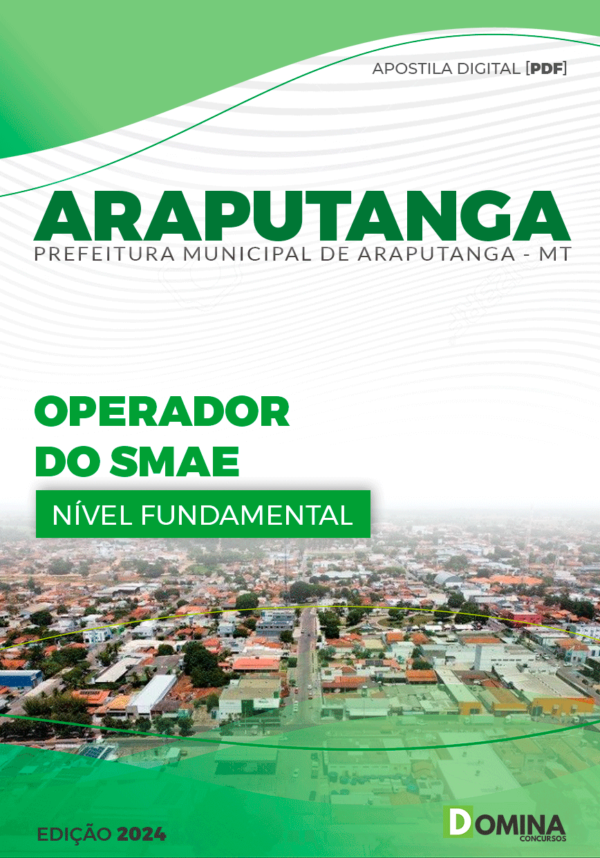 Apostila Operador do SMAE Araputanga MT 2024