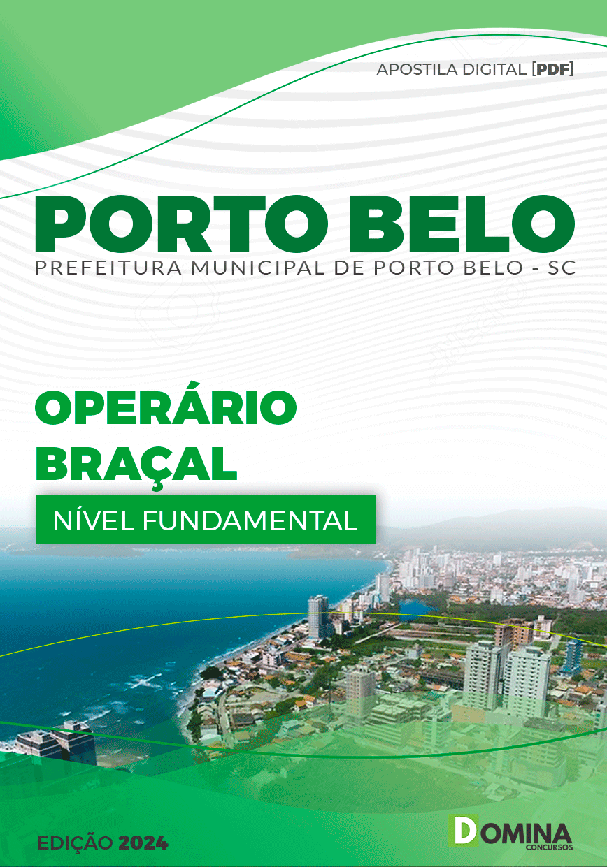 Apostila Operário Braçal Porto Belo SC 2024