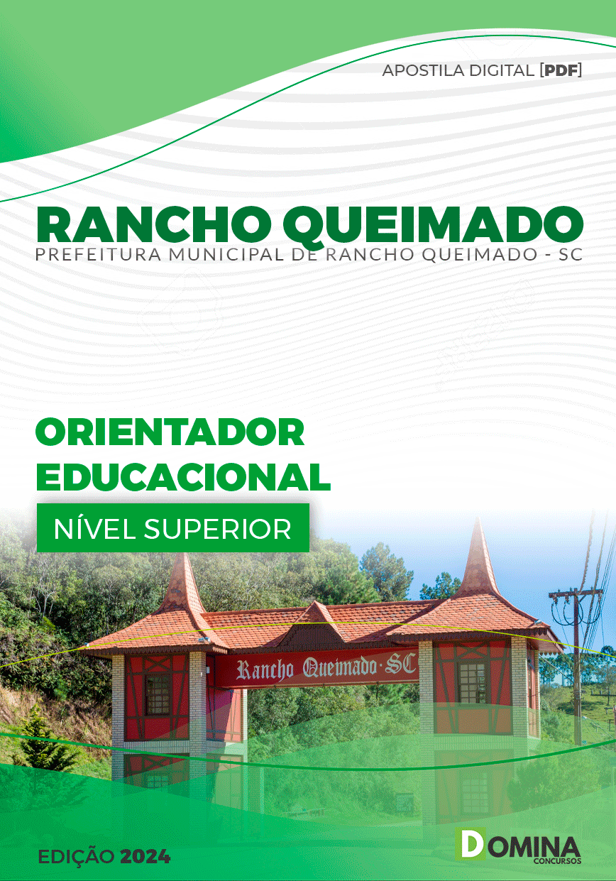 Apostila Orientador Educacional Rancho Queimado SC 2024