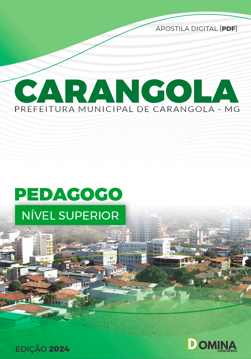 Apostila Pedagogo Carangola MG 2024