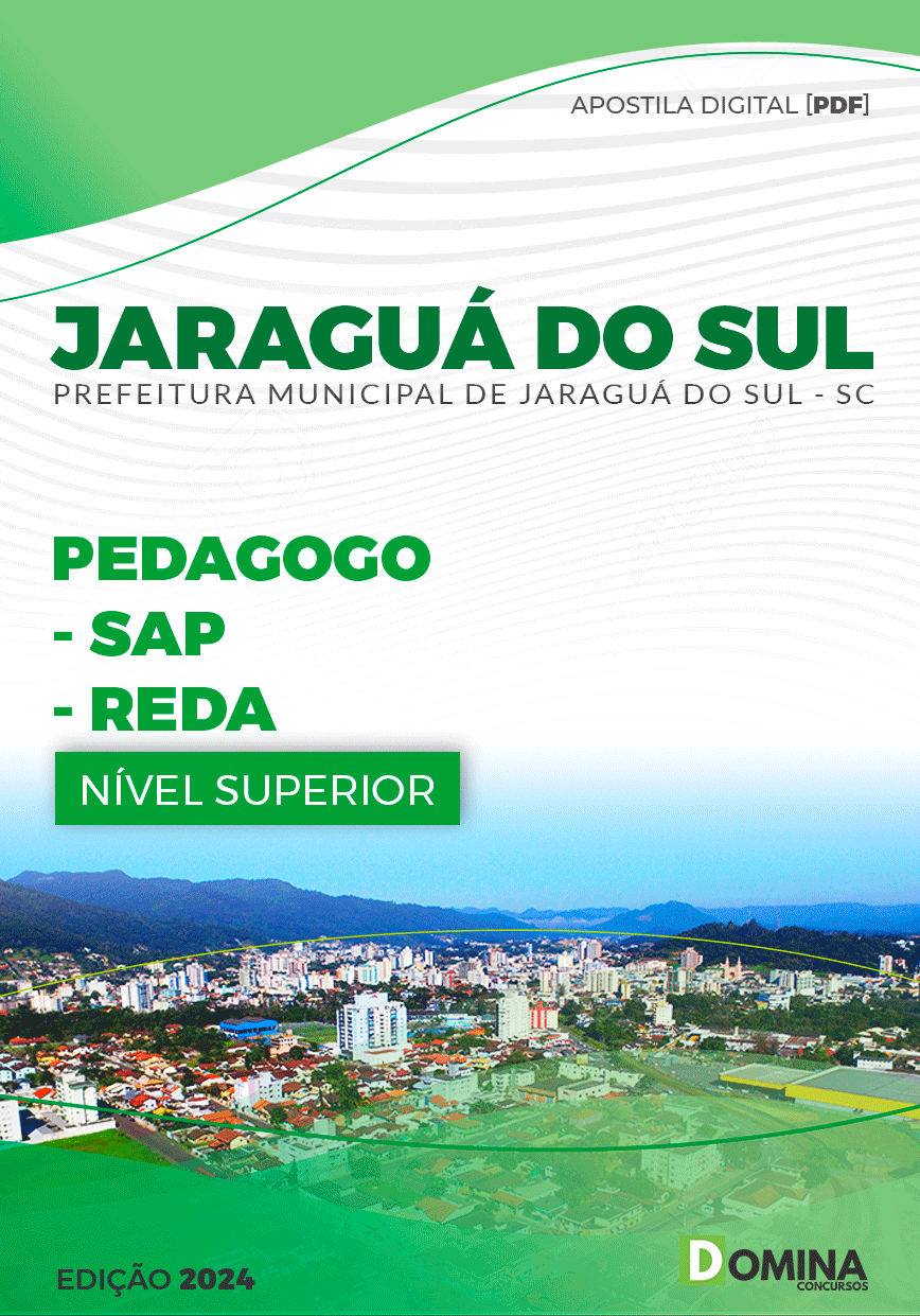 Apostila Pedagogo SAP Jaraguá do Sul SC 2024