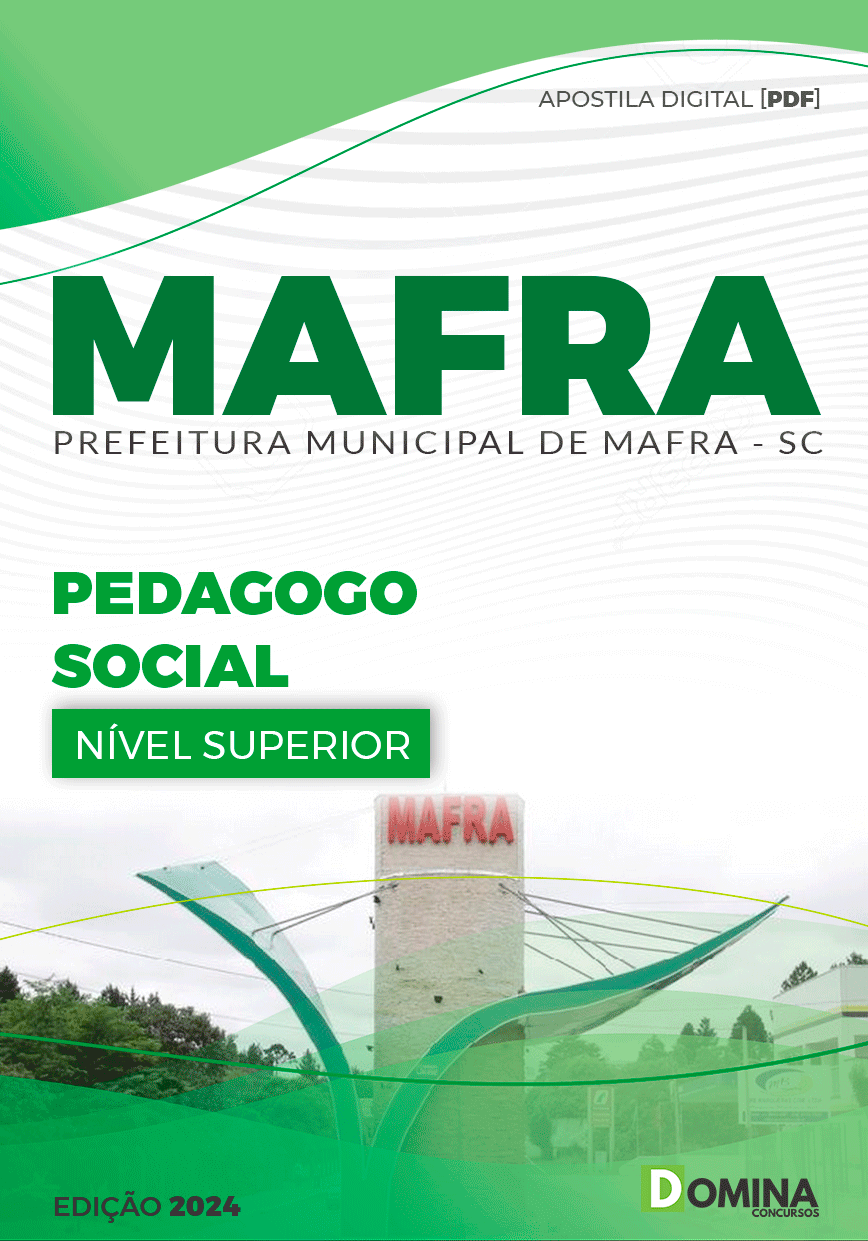 Apostila Pedagogo Social Mafra SC 2024