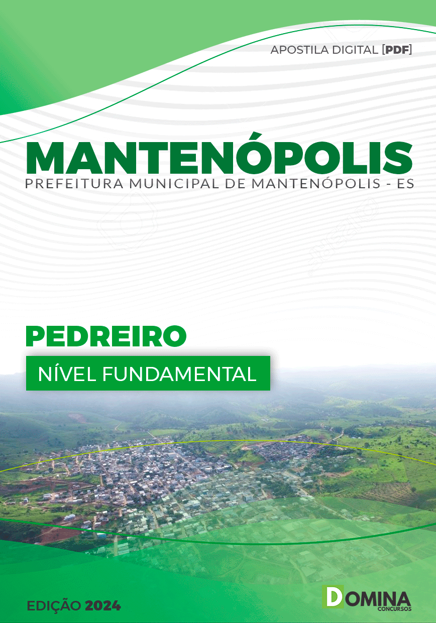 Apostila Pedreiro Mantenópolis ES 2024