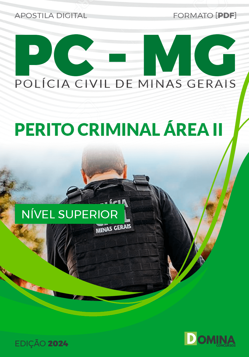 Apostila PC MG 2024 Perito Criminal Área II