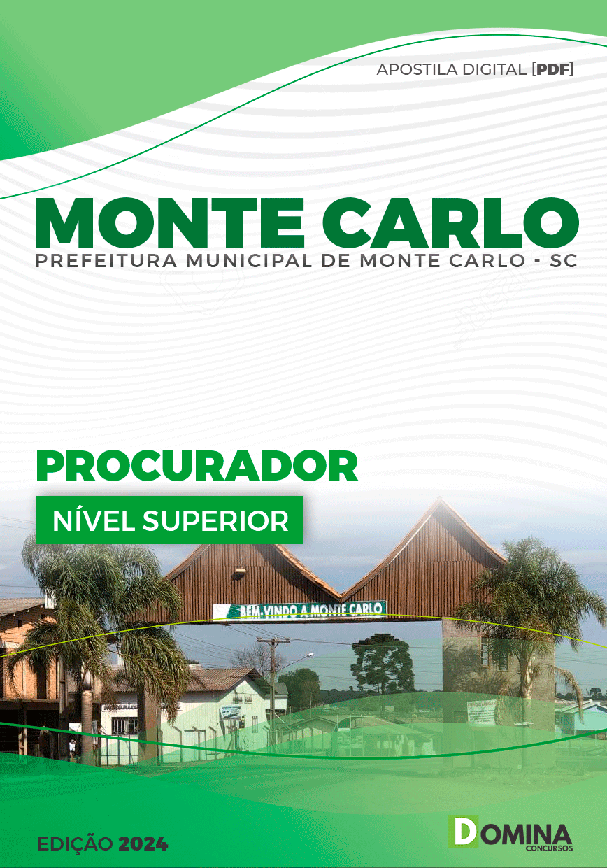 Apostila Procurador Monte Carlo SC 2024