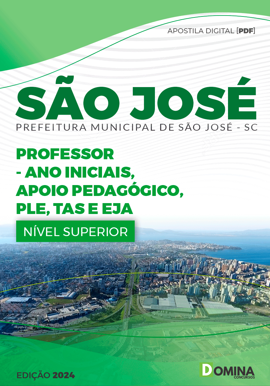 Apostila Professor de Anos Iniciais São José SC 2024