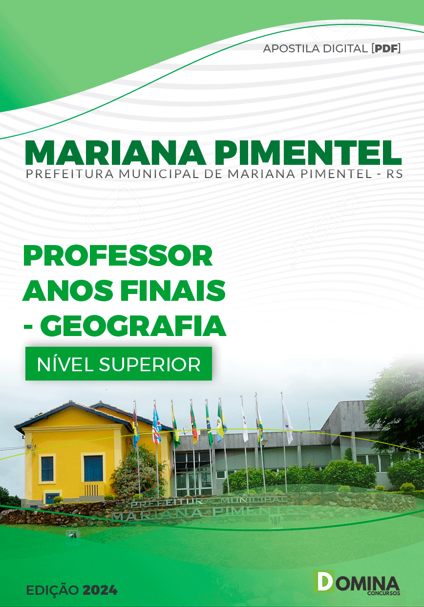 Apostila Professor de Geografia Mariana Pimentel RS 2024