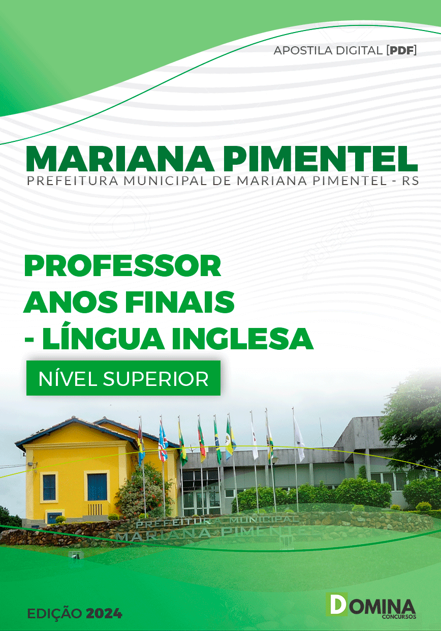 Apostila Professor de Inglês Mariana Pimentel RS 2024