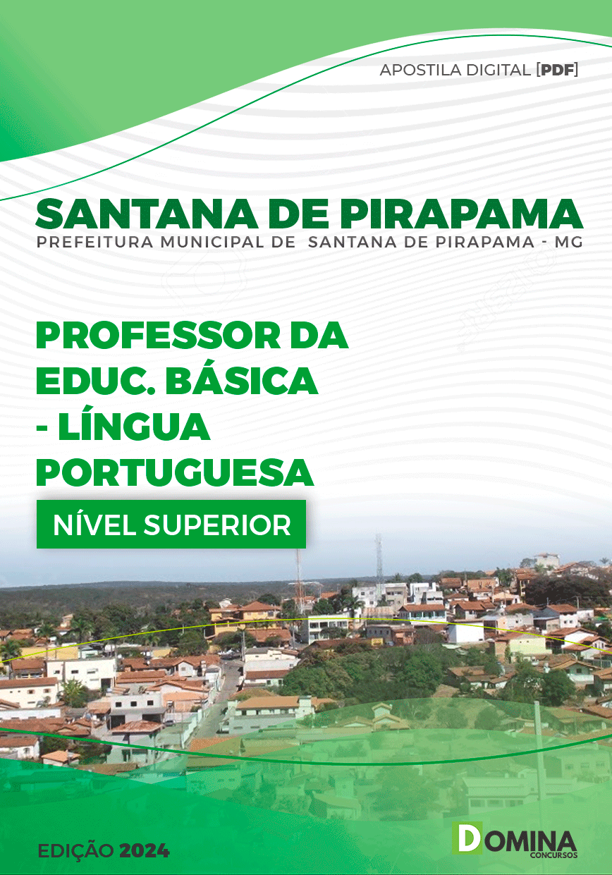 Apostila Professor de Português Santana de Pirapama MG 2024