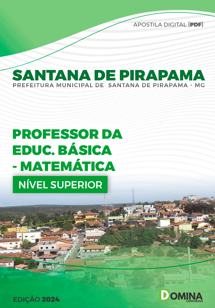 Apostila Professor de Matemática Santana de Pirapama MG 2024