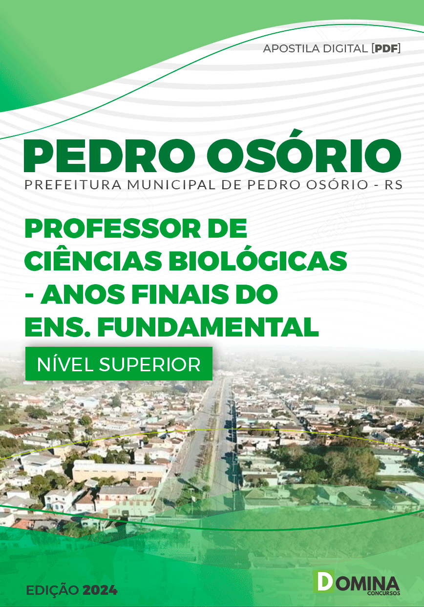 Apostila Professor de Ciências Pedro Osório RS 2024