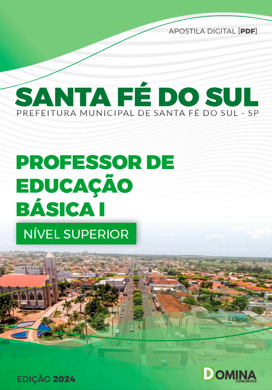 Apostila Professor de Educação Básica Santa Fé do Sul SP 2024