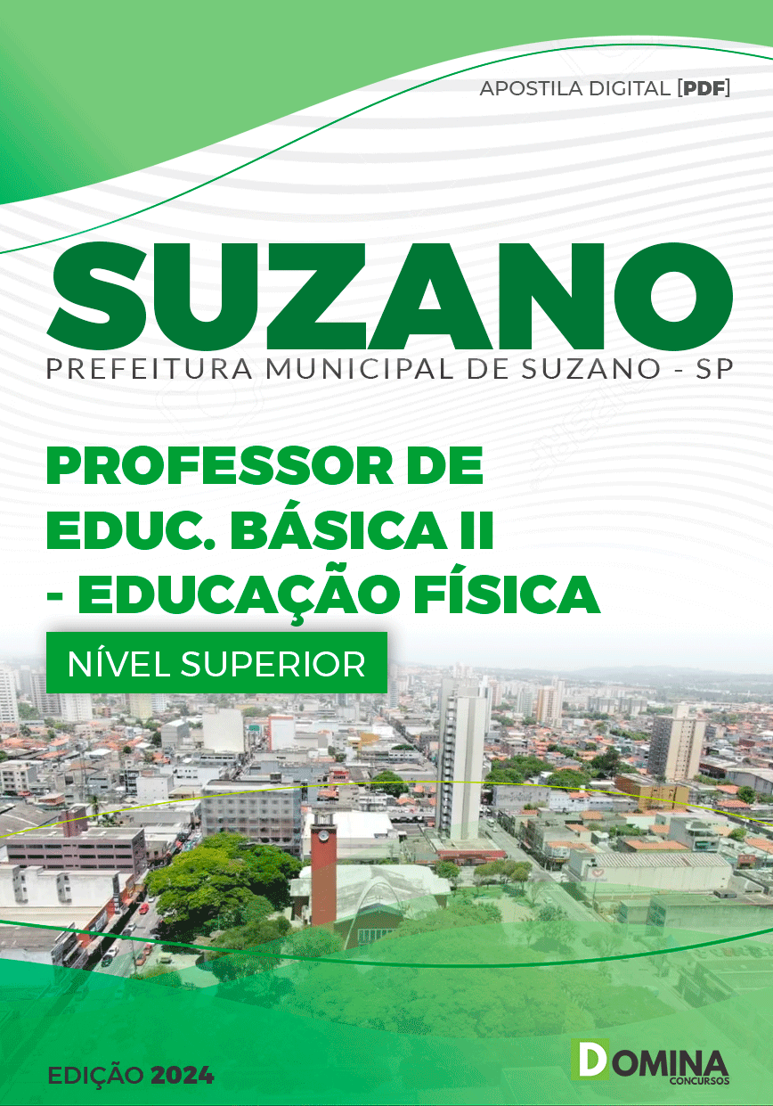 Apostila Professor de Educação Física Suzano SP 2024