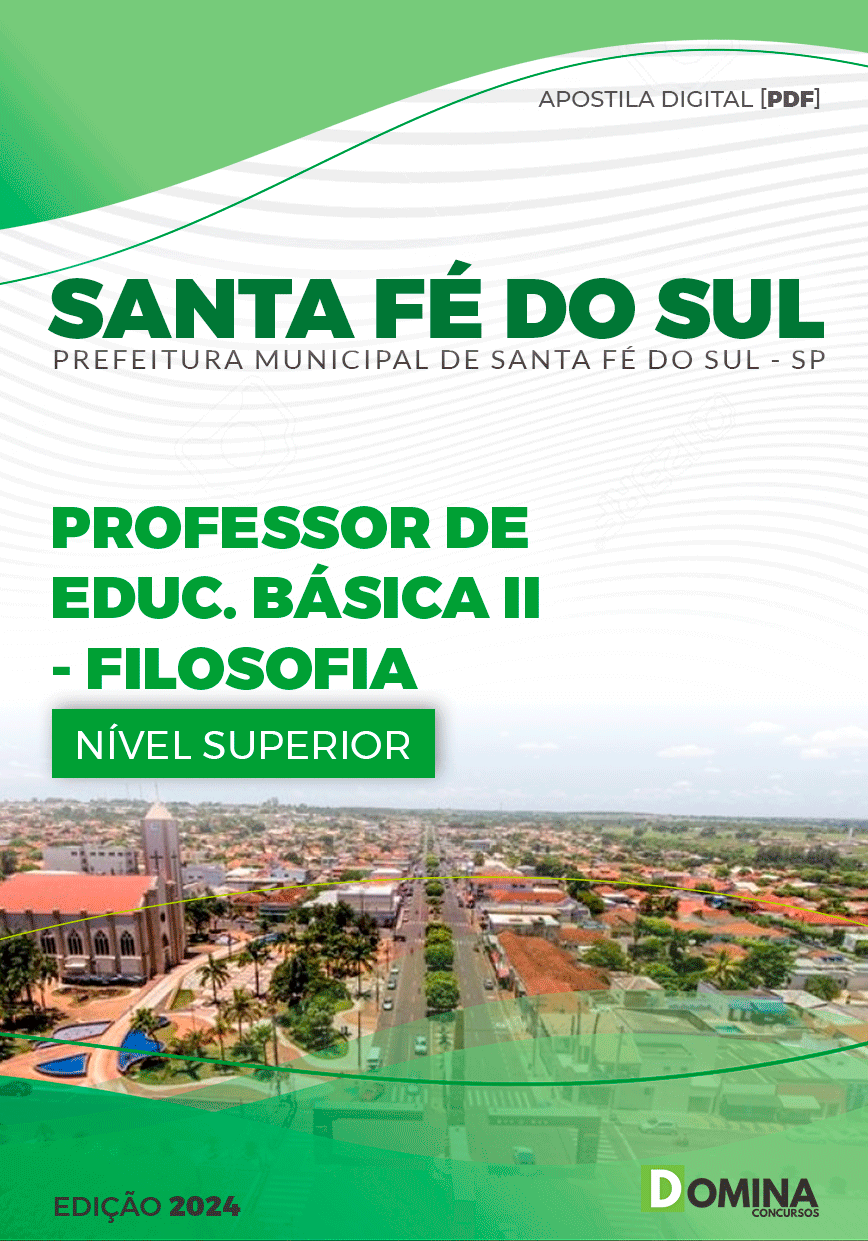 Apostila Professor de Filosofia Santa Fé do Sul SP 2024